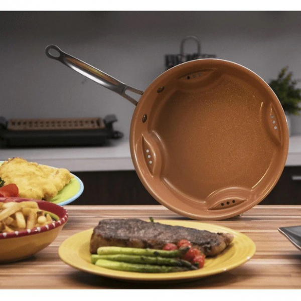 Oferta - Tigaie Dry Cooker Air Fry Pan Ceramica